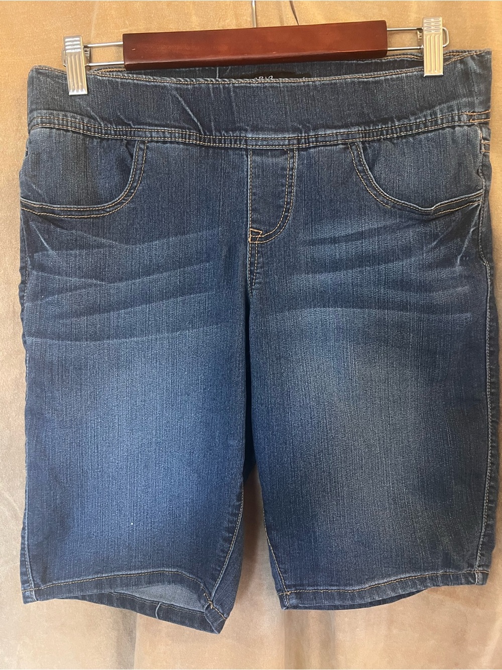 Torrid Dark Blue Denim Jean Shorts